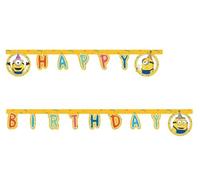 Guirnalda de Minions - Cadena de fiesta de 2,3 m como decoración para cumpleaños infantiles y fiestas