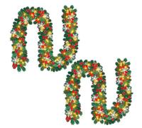 Guirnalda de Navidad LED de 5 m, USB, 100 ledes, mando a distancia, juego | Guirnalda LED de 5 m con USB, mando a distancia, 8 modos de luz, 11 niveles de brillo y kit de decoración empaquetado por