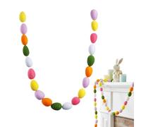Guirnalda Decorativa de Huevos de Pascua Banderola de Bolas de Fieltro