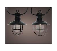 guirnalda faroles exterior 9,5m 10 leds ip44 luz calida lumineo