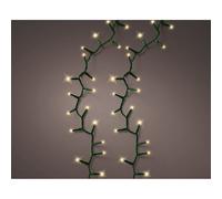Guirnalda led compact multifunción 500 leds oro suave con cable verde