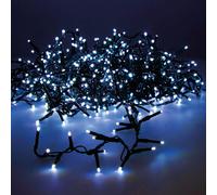 Guirnalda led compact parpadeante azul 14m 500l cable verde