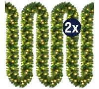 Guirnalda Navidad set de 2 interior y exterior 5m