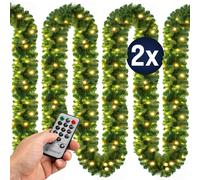 Guirnalda Navidad set de 2 mando a distancia 5m