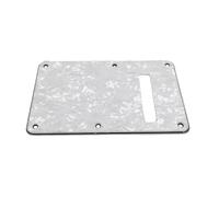 Guitarra eléctrica golpeador placa Scratch parte protección PVC textura panel frontal para cubierta de compartimiento de resorte eléctrico