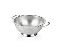 Gulex Colador de acero inoxidable de 3 cuartos de galón, colador resistente para alimentos de cocina, apto para lavavajillas