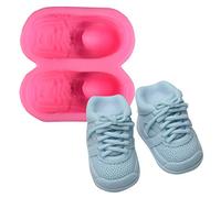 GUMEI 3D Cute Baby Shoes Moldes para Pasteles de Silicona Pasta de Goma Molde para Dulces de Arcilla de Chocolate Fond
