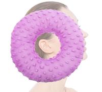 Gungtj Almohada para piercing de oreja, suave, cómoda, ergonómica, suave, cojín para dormir de lado, con orificio para la oreja, para el cuidado de la oreja, para el descanso, para mujeres, niñas