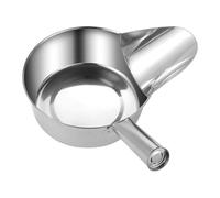 Gungtj - Pala para servir alimentos - Pala de palomitas de maíz de acero inoxidable, herramienta de preparación de comidas con pico de pato para azúcar, salsa de arroz, palomitas de maíz - arroz de