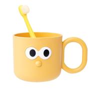 Gungtj - Tazas de cepillo de dientes reutilizables, taza de baño anticaída reutilizable con asa, portavasos de cepillo de dientes 480 ml para cuarto de baño, cocina, hogar, dormitorio, hotel