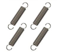 GUNGY Resortes de Tensión 50mm Muelles de Extensión con Gancho Muelle de Acero Inoxidable Diámetro Exterior 10mm Diámetro Alambre 1,2mm Fuerza Resorte 3,16KG 4 Piezas