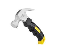 Gunpla Martillo Carpintero Pequeño 8oz Martillo Encofrador de Garra para Carpintería, Reparaciones Domésticas, Trabajos de Construcción y Camping, Negro (227 gram)