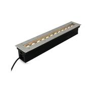 GUODDM Empotrable Al Aire Libre Focos - Focos Suelo Led Exterior, Lámpara Empotrada LED Rectangular De 220V, Foco De Suelo Impermeable IP67 para Exteriores, Terraza Y Jardín(Warm White,220V(18W))