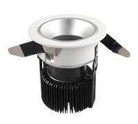 GUODDM Luz LED Empotrable Tipo Downlight Orientable (gimbal) Para Renovación (retrofit) De 2, 3 O 4 Pulgadas; Panel De Techo Redondo Ultrafino (tipo Wafer); Iluminación De Tres Tonos De Color(15w)