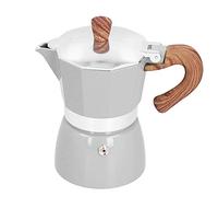 GUOHOQIX de aluminio práctica de 150ML, octogonal Moka para electrodomésticos de cocina para el hogar y la Oficina (modelo seiko plata)