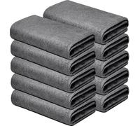 GUOYOU 10 Piezas Paño de Limpieza Mágico,Microfibras Reutilizables Bayetas Cristales Bayetas de Limpieza de Microfibra Sin Rayas,para Limpiar Cristal Espejos Coches Baño Cocinas 30X30cm