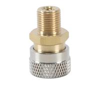 Gurtt Conector rápido QC02 de 8 mm, inflador de Aire para Kit Adaptador de Carga con acoplador de conexión rápida y Accesorios para acoplador de Enchufe Hembra
