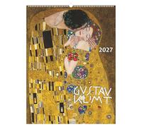 Gustav Klimt 2027: Kunstkalender 42x56 cm mit Meisterwerken des Jugendstils und sprachneutralem Kalendarium