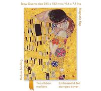 Gustav Klimt: The Kiss (Foiled Quarto Journal) (Flame Tree Quarto Notebook)