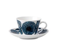 Gustavsbergs Porslinsfabrik Juego de café Blå Aster cono Taza de café + plato
