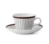 Gustavsbergs Porslinsfabrik Juego de café Ribb taza de té + platillo