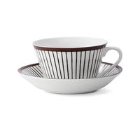 Gustavsbergs Porslinsfabrik Juego de té Ribb taza de té + platillo