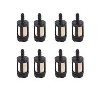 Gutol Kit de 8 filtros de combustible para motosierras, desbrozadoras, sopladoras y bordadoras de gasolina - Filtros de repuesto universales para motores pequeños