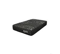 GUTT - Colchón Viscoelástico Negro 18 cm | Firmeza Media Alta | Transpirable e Hipoalergénico | Antiácaros y Antibacterias | Núcleo Eco Foam Alta Densidad (150X190)