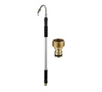 Gutter Cleaner, Roof Washer, Extendable Pole, Drain Tool, Wand for Homes