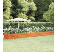 GuyAna Arriate Oxidado de Acero corten 600x80x45 cm Maceteros Grandes Exterior Macetero Alto
