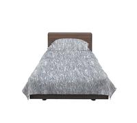 GUZZINI Botanical - Juego de Sábanas para Cama Doble de Algodón 100% Orgánico con 1 Sábana Bajera Ajustable Cubre Colchón 180x200, 1 Sábana Plana 240x280, 2 Fundas Almohadas 50x80, Ropa de Cama Suave