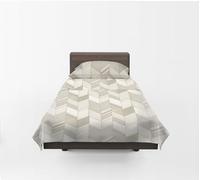 GUZZINI Classic - Juego de Sábanas para Cama 1 Plaza y Media Algodón Percalle con 1 Sábana Bajera Ajustable Cubre Colchón 125x200, 1 Sábana Plana 180x280, 2 Fundas Almohadas 50x80, Ropa de Cama Suave