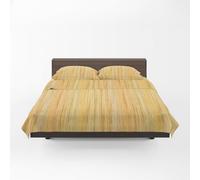 GUZZINI Classic- Juego de Sábanas para Cama Doble de Algodón Percalle con 1 Sábana Bajera Ajustable Cubre Colchón 175x200, 1 Sábana Plana 240x280, 2 Fundas Almohadas 50x80, Ropa de Cama Suave Duradera