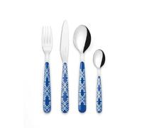 Guzzini - FUSION Juego de 24 Cubiertos - Azul Mediterráneo - 28195076