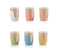 Guzzini Juego de 6 posavasos Tierra multicolor