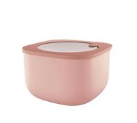 Guzzini - Kitchen Active Design, STORE&MORE BIO, Recipientes Herméticos Altos para Nevera/Congelador/Microondas (L) - Rosa Flor de Melocotón, 19,5 x 19,5 x h12,3 cm | 2800 cc - 170724251