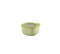 Guzzini - Kitchen Active Design, STORE&MORE BIO, Recipientes Herméticos Bajos para Nevera/Congelador/Microondas (S) - Verde Aguacate, 12,2 x 12,2 x h6,8 cm | 450cc - 170719253