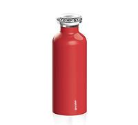 Guzzini - On The Go, Energy Botella térmica de Viaje - Roja, Ø 7,3 x h21,2 cm | 500 CC - 11670031