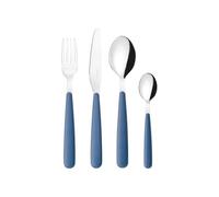 Guzzini - POP Juego de 24 Cubiertos - Azul Marino - 127500210