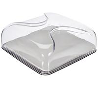 Guzzini Quesera cuadrada 'Gocce' 25,5 x 25,5 x h11,5 cm