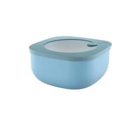 Guzzini Store&More Kitchen Active Design Contenitori Ermetici Bassi per Frigo/Congelador/Microonde (M), 16 x 16 x 7,8 cm, Blu (azul medio mate)