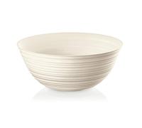 Guzzini - Tierra, Cuenco XL de plástico Reciclado, Recipiente - Blanco lechoso, Ø 30 x h 2,8 cm | 5000ml - 175030156