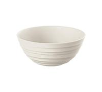 Guzzini - Tierra, M Contenedor de Plástico Reciclado, Cuenco - Blanco Leche, Ø 18xh7,6 cm | 1090ml - 175018156