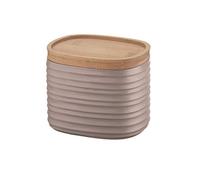Guzzini - Tierra, Tarro S con Tapa, Hecho de Materiales Reciclables - Gris Paloma, 12.3 x 9.4 x h 11 cm | 500 CC - 181801158