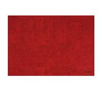 Guzzini - Tiffany, Fabric Mantel Individual Rectangular Doble Cara - Rojo, 43 x 30 cm - 22609155