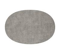 Guzzini - Tiffany, Mantel Individual Reversible Ovalado de Tela, Color Gris Cielo, 36 x 48 cm - 22604692