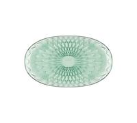 Guzzini - Vanity, Bandeja ovalada grande verde matcha en SAN Bio-based y SMMA Bio-based - ARIA