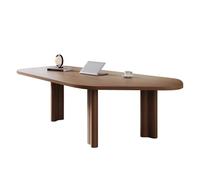 Gv8pA5fj7b Escritorio de Trabajo Escritorio Minimalista Moderno for Oficina en casa, Escritorio Irregular de Madera Maciza, estación Trabajo Creativa con 3 Patas Mesa(S)