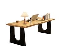 Gv8pA5fj7b Escritorio de Trabajo Escritorio Moderno y Espacioso for computadora portátil con Patas de Acero al Carbono, Escritorio Minimalista for Oficina en casa(A,M)