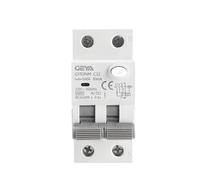GVBAEPIEO Disyuntor de Corriente Residual electromagnético Tipo CA GYR9NM 2P 1P+N 40A 6KA con protección contra sobrecorriente(2P 10A,300mA)
